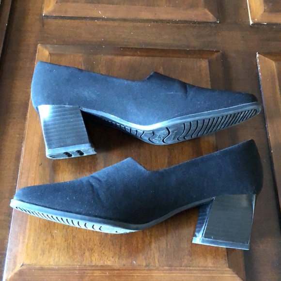 Liz Claiborne Lizflex Concord black Stretch Micro Shoes Size 6M - Picture 6 of 8